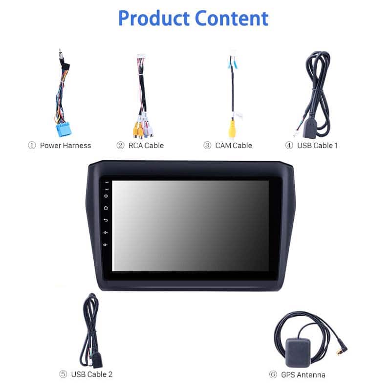 Suzuki Swift 2018 Android Navigation with Carplay and Android Auto 2GB 32 GB
