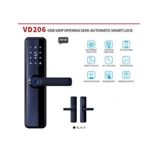 Smart Biometric Door Lock 2024 Model - Universal Side