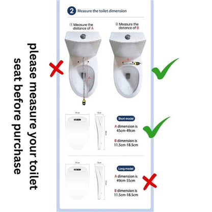 Luxury Smart Toilet Bidet Seat – Heated, Automatic, Comfort-Designed