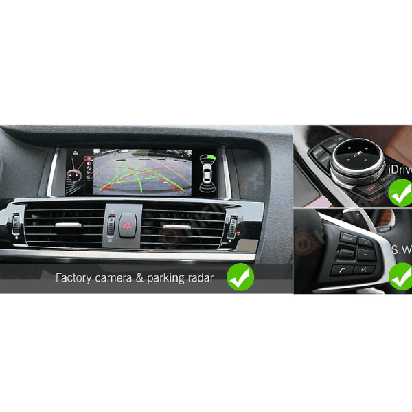 BMW F25 X3 10.25" 14-16 NBT XRC Android Navigation with Apple CarPlay and Android Auto 2GB 32GB