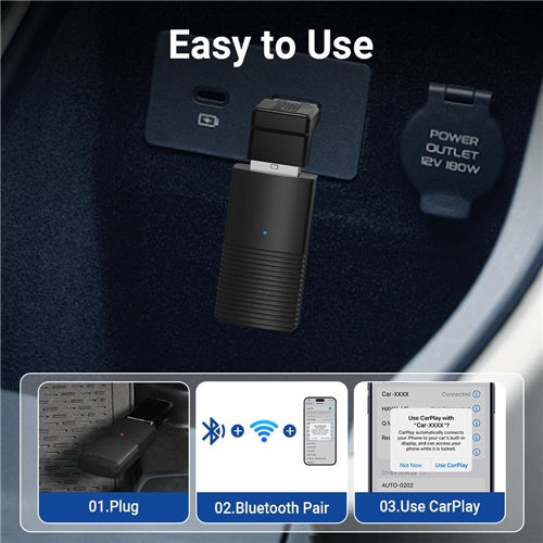 Mini Wireless Apple Carplay USB Adapter