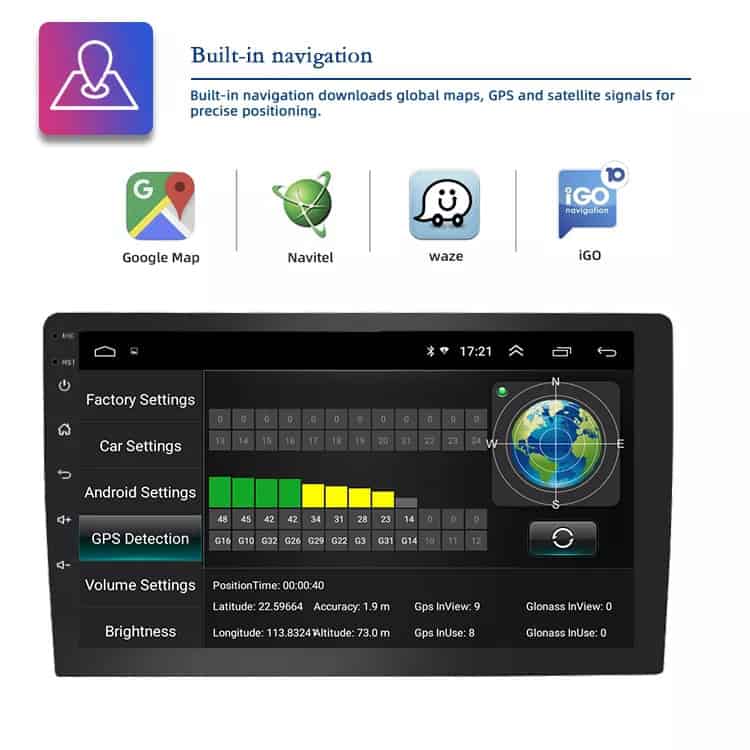 Suzuki Swift 2018 Android Navigation with Carplay and Android Auto 2GB 32 GB