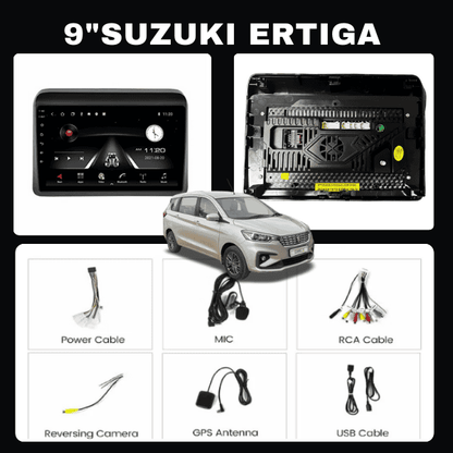 Double Din 9” Multimedia player 2GB/ 32GB compatible with Suzuki Ertiga 2018+
