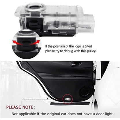 Audi Car Door LED Logo Lights  - Set of 2