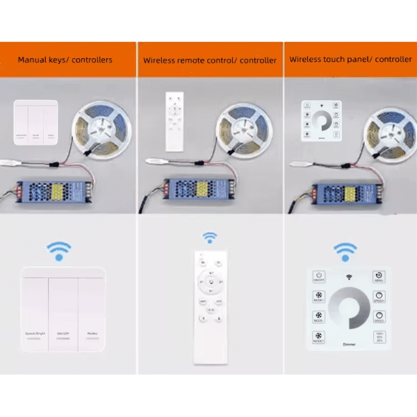 Smart 24V COB LED Light Strip  App + Remote Control  Running Water Effect  12W Copper Body