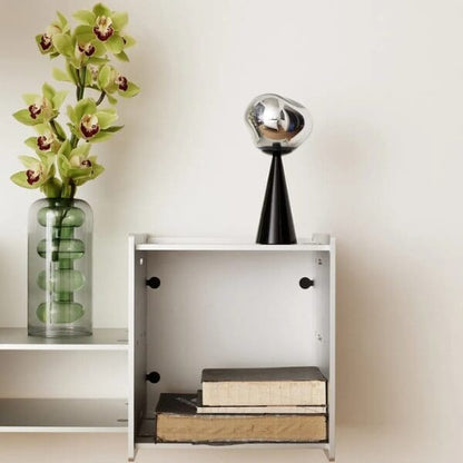 Ultra Modern Designer Melt LED Portable Table Lamp - Black