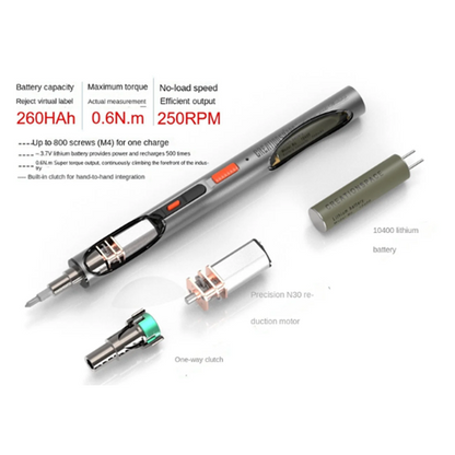 Creation Space Rechargeable Mini Electric Screwdriver - CS0802A