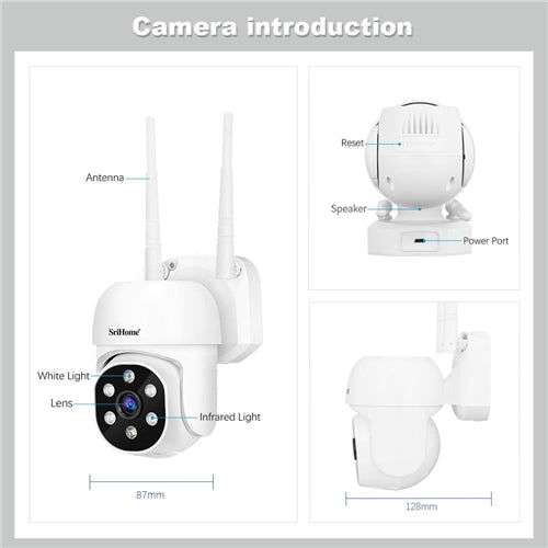 4-Channel Wireless CCTV System with 10.1″ LCD Monitor & Two-Way Audio (New Model)