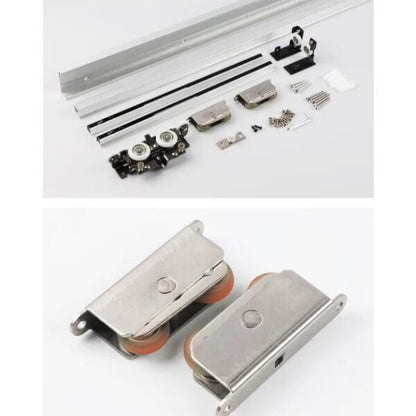Concealed Sliding Door Track Set  1.2m Ghost Door System with Soft Closing Feature