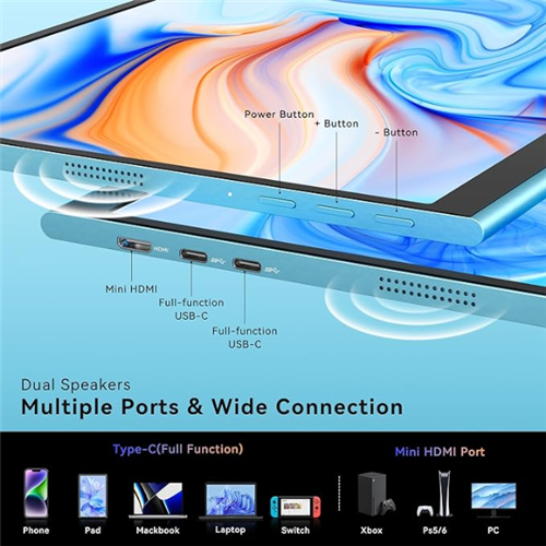 GEEKOM PM16 Portable Monitor 16" Ultra Slim