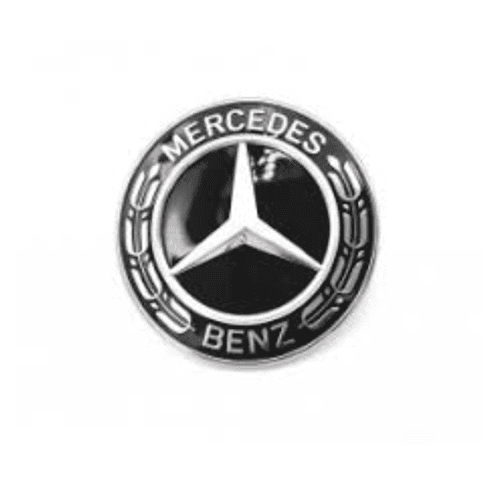 Mercedes Benz 57mm Bonnet Badge - A2188170116 Black Colour