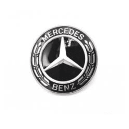 Mercedes Benz 57mm Bonnet Badge - A2188170116 Black Colour