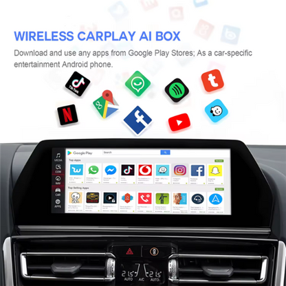 Android Auto Carplay Ai Box with Wireless USB Dongle - CA100 4+64G
