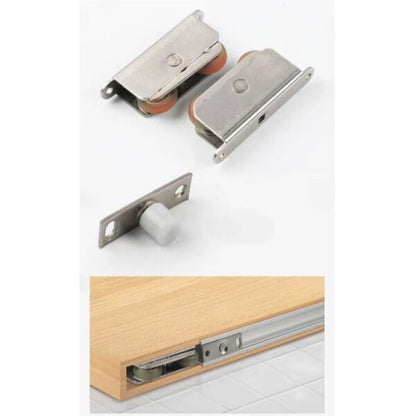 Concealed Sliding Door Track Set  1.2m Ghost Door System with Soft Closing Feature