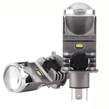 Headlight LED Globes H4 with Projector Lens - Set of 2