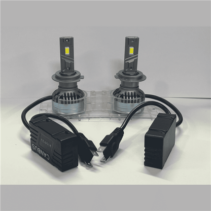D18 H7 LED Headlight 55W Canbus Bulbs - Set of 2