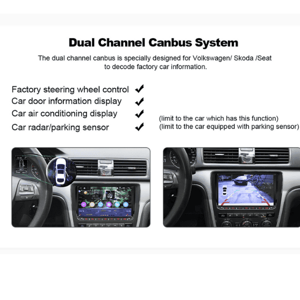 VW Android Radio Navigation Infotainment Unit CarPlay Android Auto 2GB 32GB