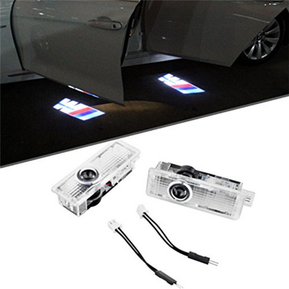 BMW M Sport Car Door Logo Shadow Lights - Set of 2