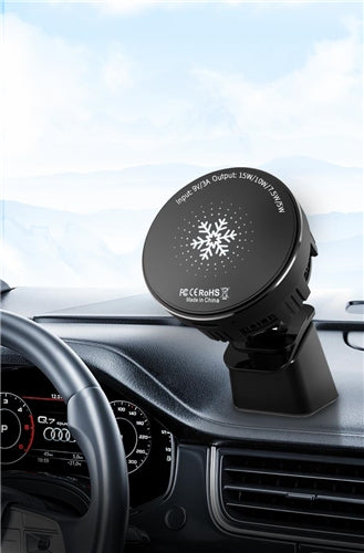 Qi2 Magnetic Car Wireless Charger with Cooling Fan