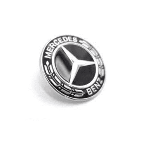 Mercedes Benz 57mm Bonnet Badge - A2188170116 Black Colour