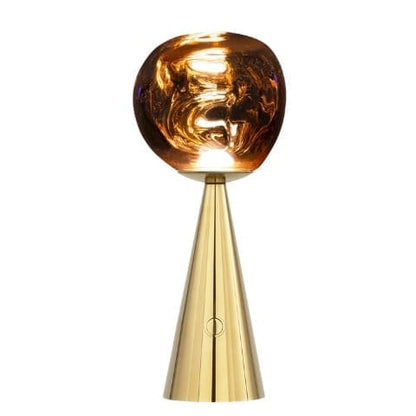 Ultra Modern Designer Melt LED Portable Table Lamp - Gold