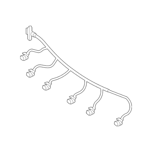 Mercedes W117 CLA Bumper PDC Parking System Wiring Harness - A1775403401