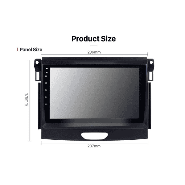 Ford Ranger Everest T7  (2016-2019) 9" Full Touch GPS Android Navigation CARPLAY Android auto