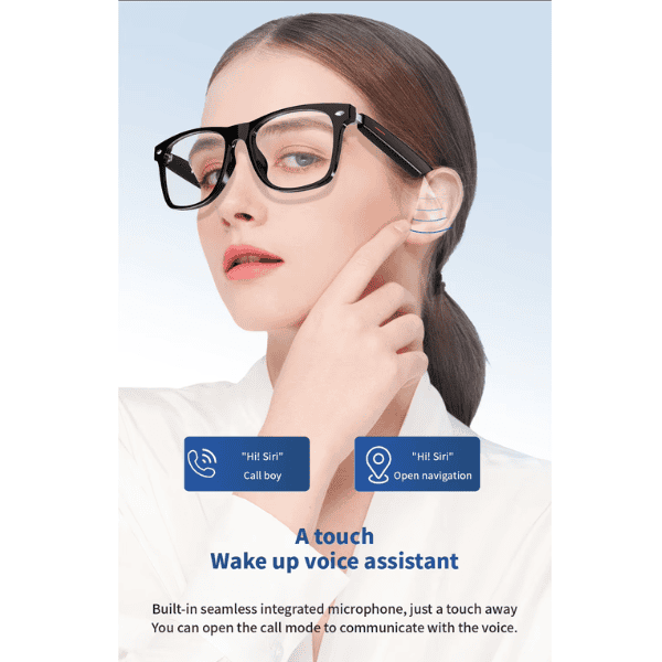 AI Integrated Smart Glasses with Bluetooth - Unisex