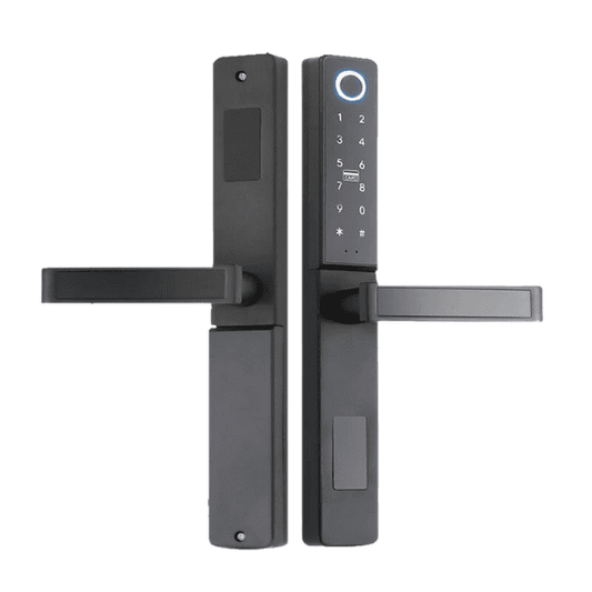 Smart Biometric Door Lock for Aluminum Doors - Black Color