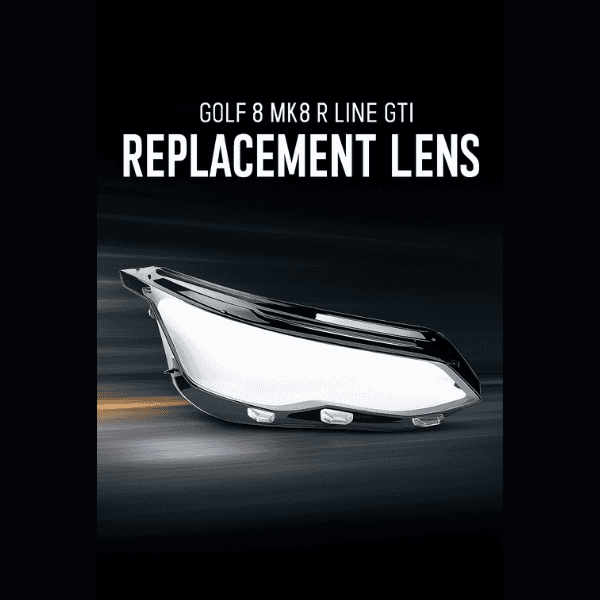 Golf 8 GTI Headlight Replacement Lens - Right Side