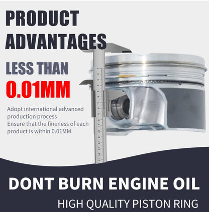 Pistons for Audi VW 04E107065DG 04E107065GF 04E107065EJ 04E107065GL EA211 1.4 CMBA CXSA CZCA 74.5mm STD size