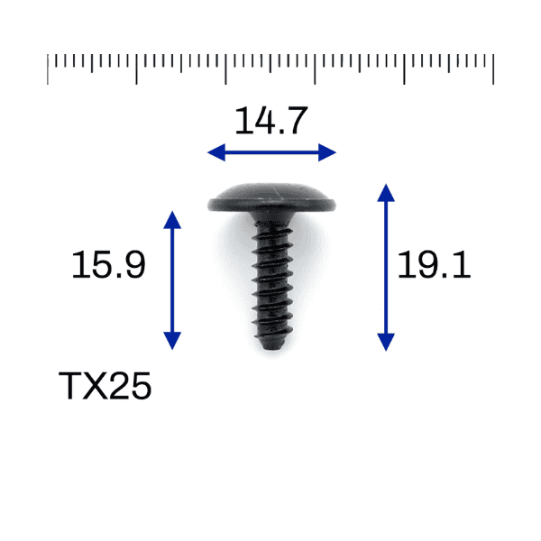 OEM replacement screws for VW and Audi (Set of 5) - N90775001
