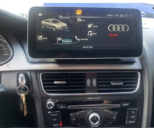 AUDI A4 / A5 (09 – 16) OEM FIT 10.25″ HD Touch-Screen Android Navigation System with CarPlay/Android Auto