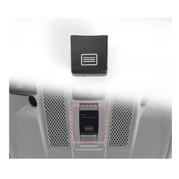 Sunroof Switch Button Compatible with Mercedes W156, W176, W246, W117, A,B,CLA Class - A0009008003
