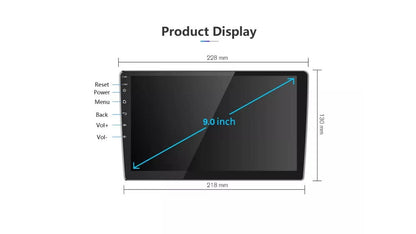 Universal 9inch Android Navigation Carplay/Android Auto Bluetooth Touch