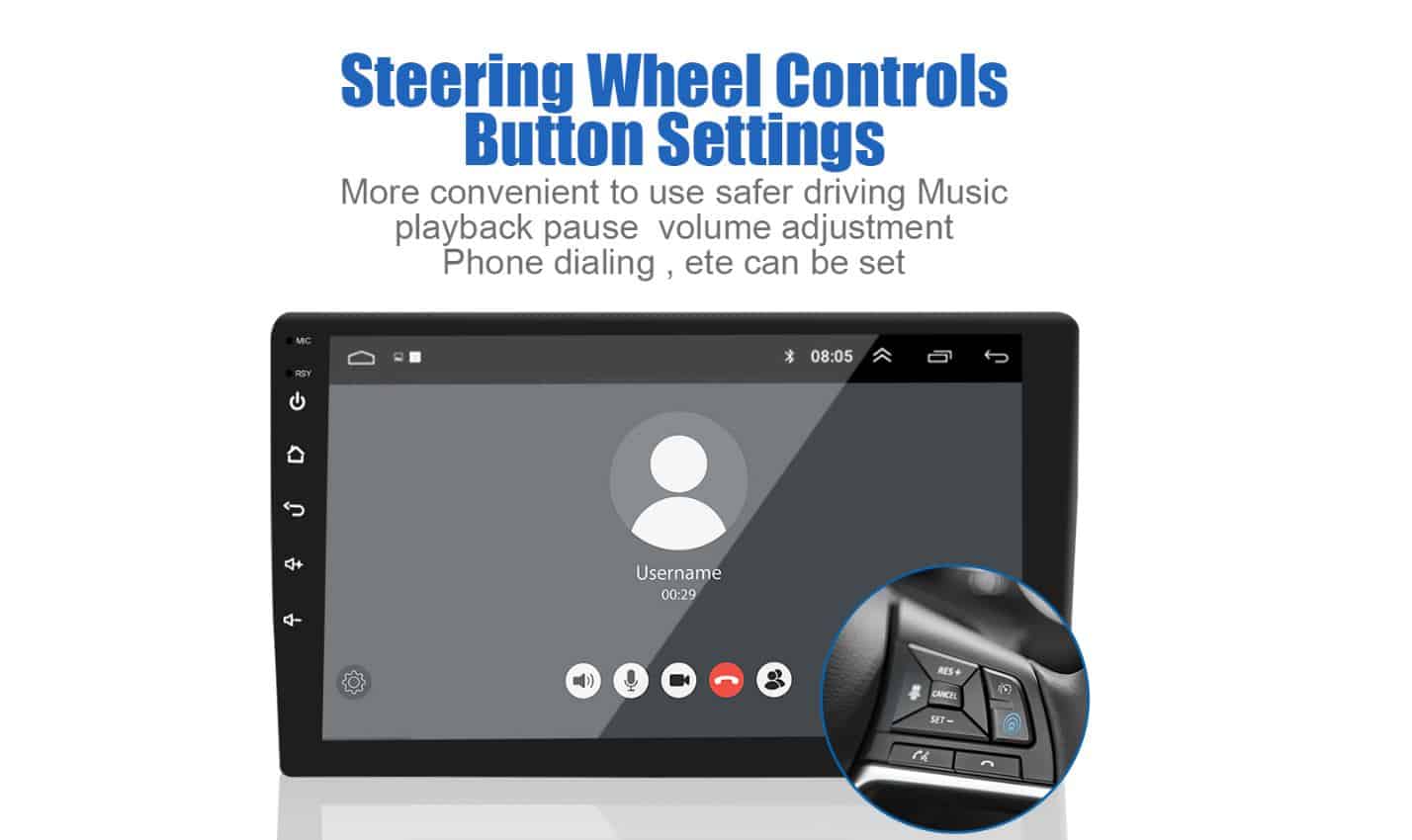 Universal 9inch Android Navigation Carplay/Android Auto Bluetooth Touch