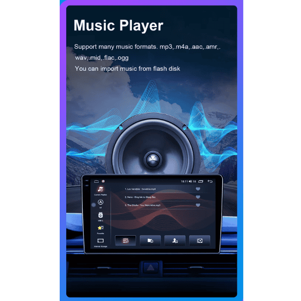Kia Rio 2017 - 2022 Compatible Android Navigation Bluetooth with CarPlay/Android Auto