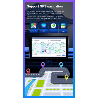 Kia Rio 2017 - 2022 Compatible Android Navigation Bluetooth with CarPlay/Android Auto
