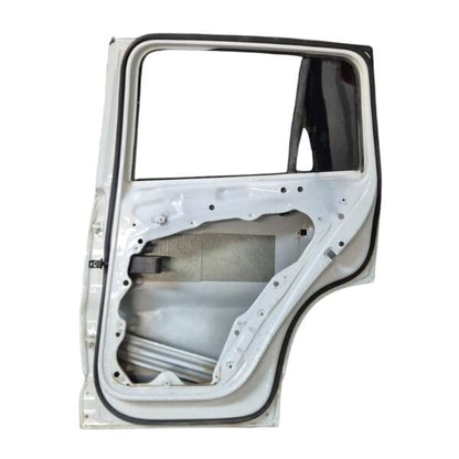 VW Tiguan Right Rear Door Shell – Includes Quarter Glass &amp; Window Trim – Used Condition