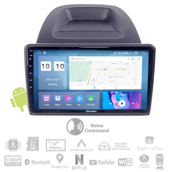 Ford EcoSport 2018 10.1" Android GPS Navigation with Carplay/Android Auto