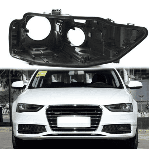 Audi A4 B8 2012-2015 Headlight Back Plastic Housing Shell 8K0941005DDDK - Left Side