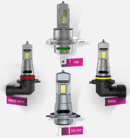 H11  Cool White Mini Size Easy Install Led Car Bulb Headlight