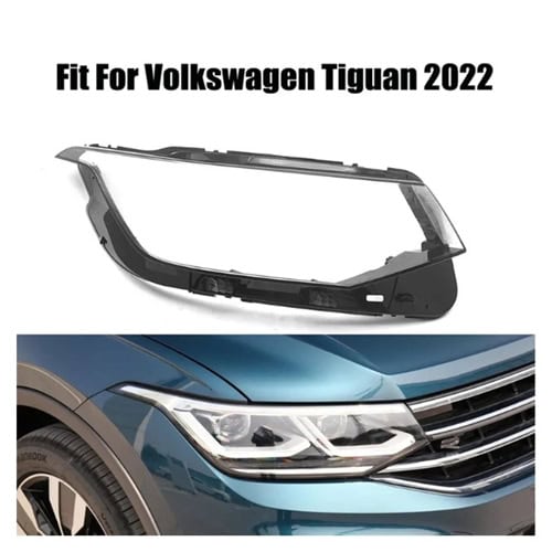 VW Tiguan 20-23 Headlight Replacement Lens - Left Side