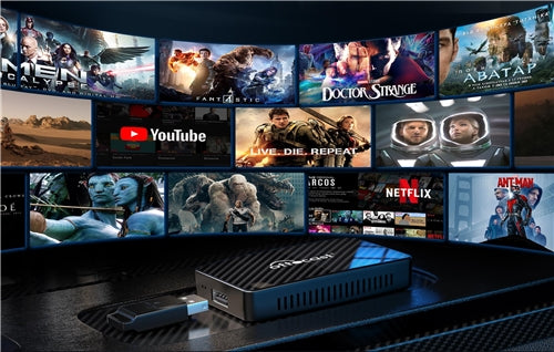 Play2Video Pro All in One Multimedia Adapter - Wired to Wireless Carplay Android Auto