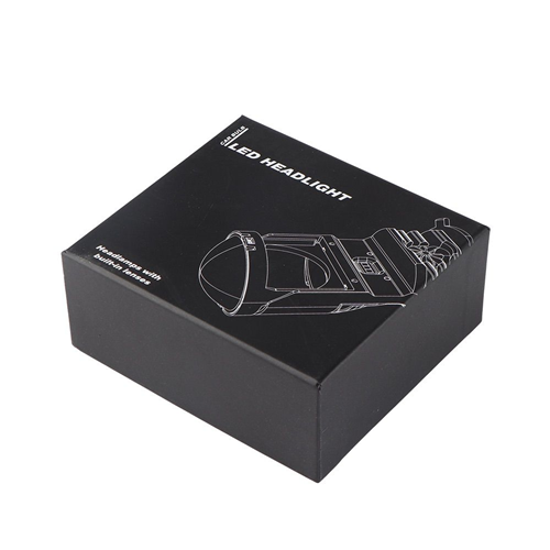Headlight LED Globes H4 with Projector Lens - Set of 2