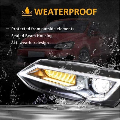 VW Polo 6 / Polo Vivo LED Projector Headlight Right Side/ Audi A3 Style - Second hand