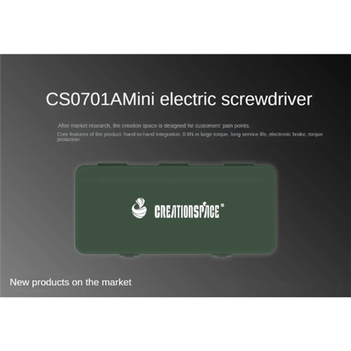 Creation Space Rechargeable Mini Electric Screwdriver - CS0802A
