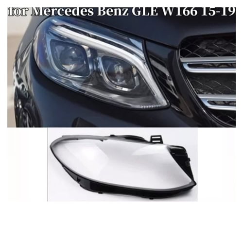 Mercedes W166 GLE 15-19 Headlight Replacement Lens - Left