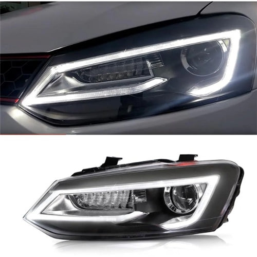 VW Polo 6 / Polo Vivo LED Projector Headlight Right Side/ Audi A3 Style - Second hand