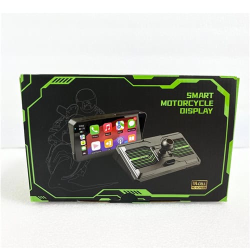 Motorcycle DVR 6.25″ Display – Wireless CarPlay, Android Auto, GPS